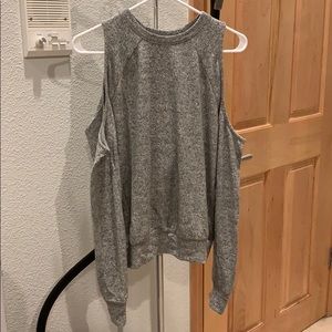 A&F cold shoulder sweater